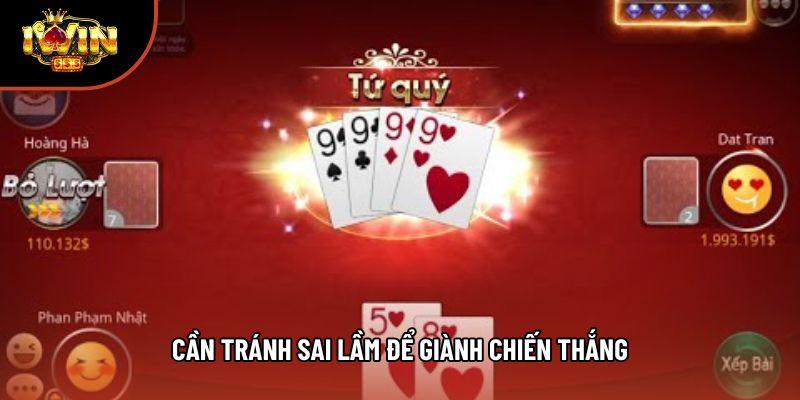 Cần tránh sai lầm để giành chiến thắng Cần tránh sai lầm để giành chiến thắng