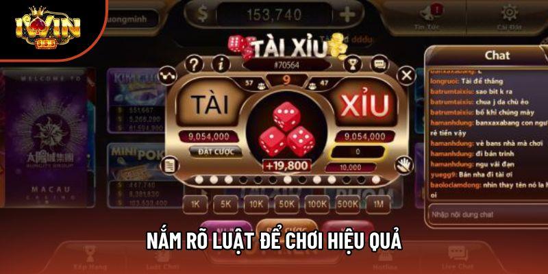 Nắm rõ luật để chơi hiệu quả Nắm rõ luật để chơi hiệu quả